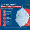 DWEEJ™ ISO certified Reusable Type N95 Anti pollution Mask (pack of 5)