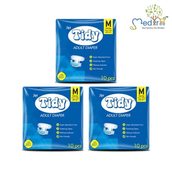 PH Tidy Adult Diaper Medium - Pack of 3