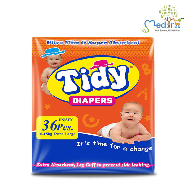 Tidy Baby Diaper Extra large Pack of 36 pcs