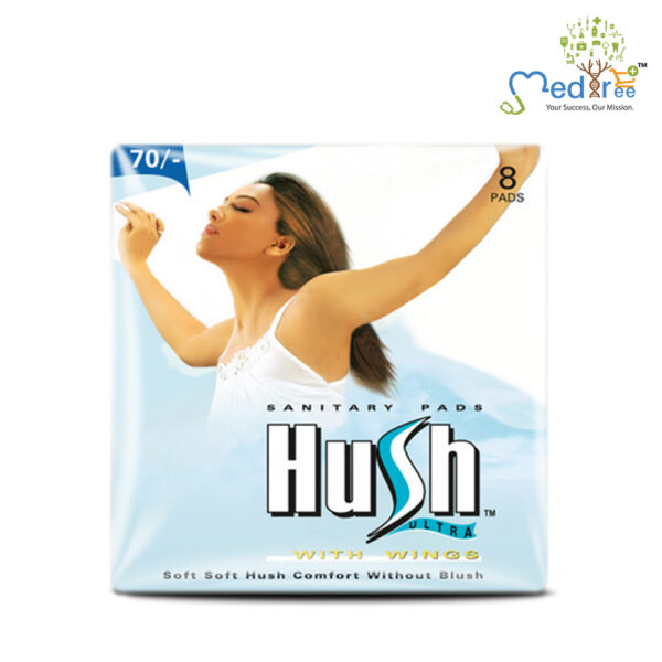 Hush 280 mm Ultra Thin Sanitary Napkins with wings