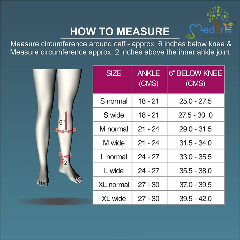 Buy Tynor Compression Garment Leg Below Knee Open Toe - Normal
